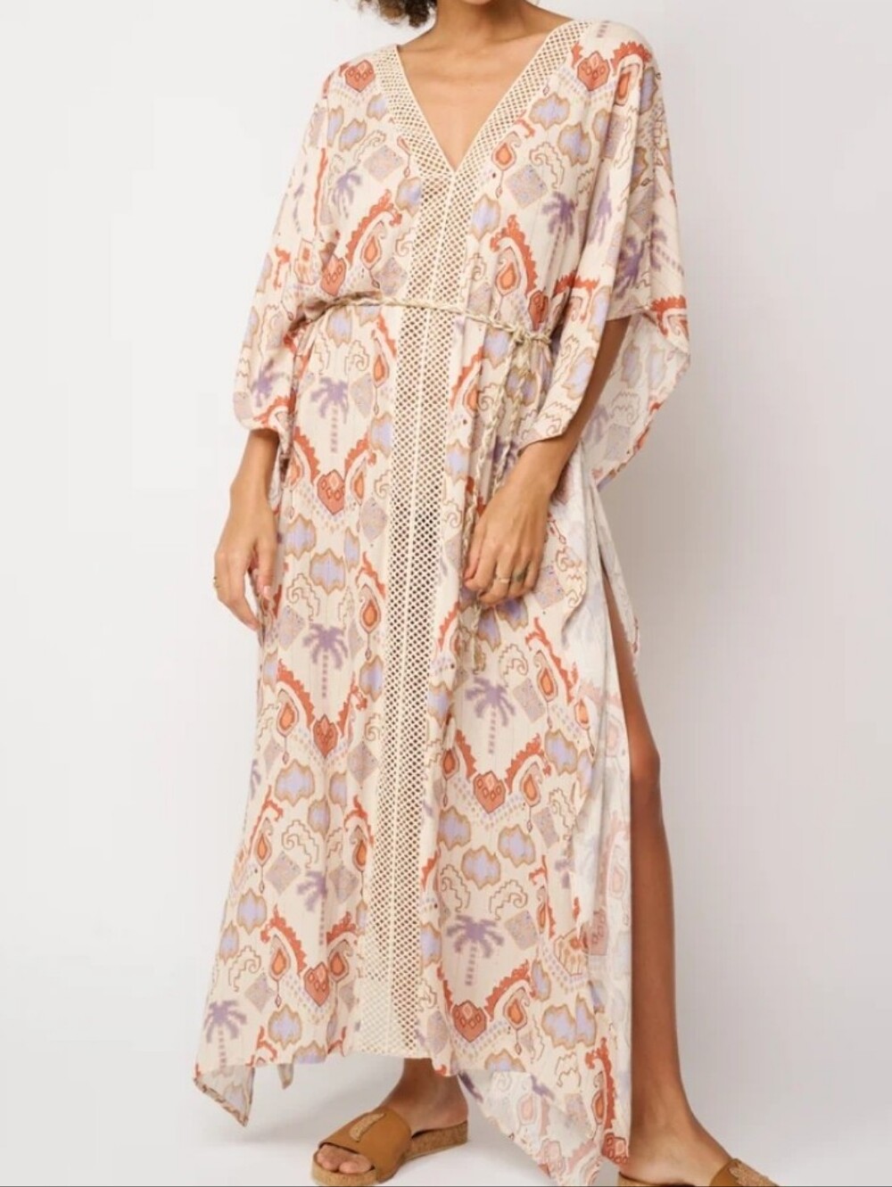 Z L EUROPE Ikat Kaftan NWT Size M/L